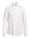 Cavalli Class Man Shirt Light Pink Size 17 ½ Cotton, Elastane In Neutral