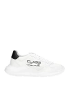 Cavalli Class Man Sneakers White Size 12 Calfskin In White