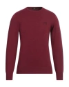 Cavalli Class Man Sweater Garnet Size Xxl Viscose, Polyester, Polyamide In Red