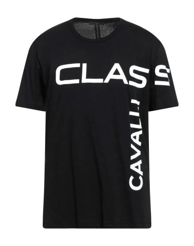 Cavalli Class Man T-shirt Black Size Xl Cotton
