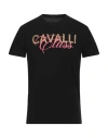 Cavalli Class Man T-shirt Black Size Xxl Cotton
