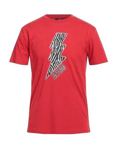 Cavalli Class Man T-shirt Red Size Xxl Cotton