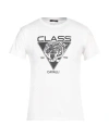 Cavalli Class Tiger-head Graphic-print T-shirt In White