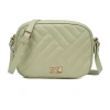 Cavalli Class Marzia Top Zip Shoulder Camera Crossbody Bag In Green