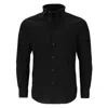 Cavalli Class Long-sleeve Button-fastening Shirt In Black
