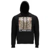 Cavalli Class Leopard-print Hoodie In Black