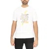 Cavalli Class Stretch Cotton Graphic T-shirt In White