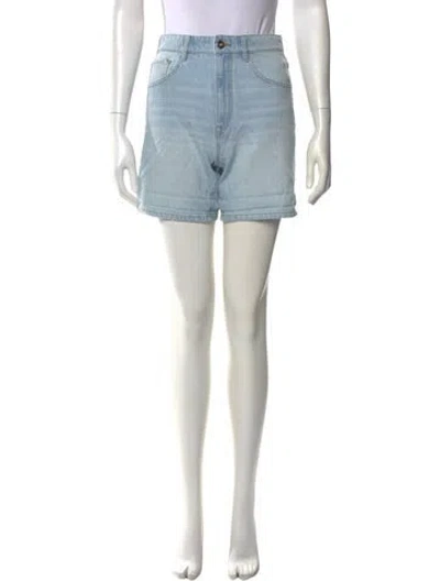 Pre-owned Cavalli Class Mini Shorts In Blue