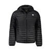 Cavalli Class Quilted Hooded Jacket In Black