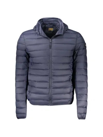 Cavalli Class Padded Horizontal-quilting Jacket In Blue