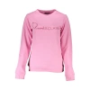Cavalli Class Pink Cotton Sweater In Pink