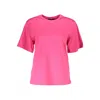 Cavalli Class Pink Cotton Women Top In Pink