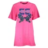 Cavalli Class Pink Cotton Women Dress In Pink