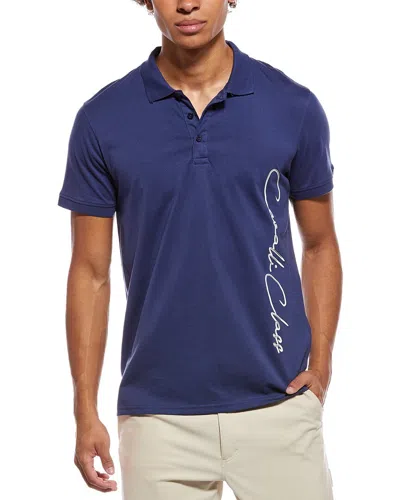 Cavalli Class Polo Shirt In Blue