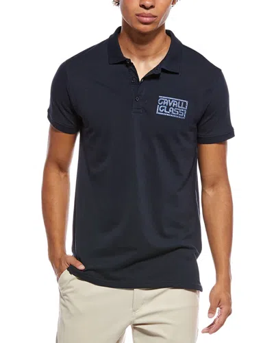 Cavalli Class Polo Shirt In Blue