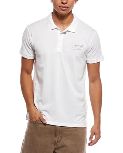 Cavalli Class Polo Shirt In White