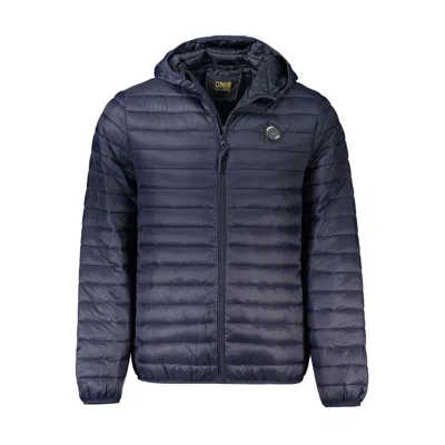 Cavalli Class Polyamide Men's Jacket In Blue