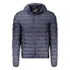 Cavalli Class Blue Polyester Men Jacket In Blue