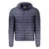 Cavalli Class Blue Polyester Men Jacket In Blue