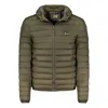 Cavalli Class Green Polyester Men Jacket In Animal Print