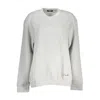 Cavalli Class Logo-embroidered Crew-neck Sweatshirt In Gray