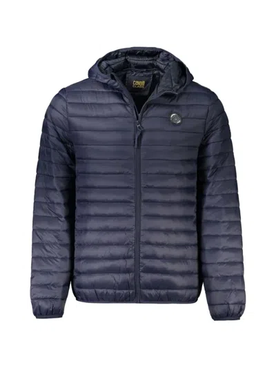 Cavalli Class Gesteppte Kapuzenjacke In Blue