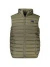 Cavalli Class Quilted Padded Jacket In Green