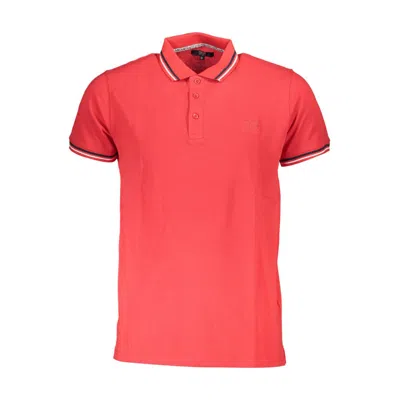 Cavalli Class Red Cotton Men Polo Men's Shirt In Pink