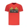 Cavalli Class Red Cotton Men T-shirt In Red