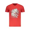 Cavalli Class Red Cotton Men T-shirt In Red