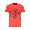 Cavalli Class Red Cotton Men T-shirt In Red