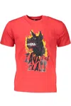 Cavalli Class Red Cotton Men T-shirt In Red