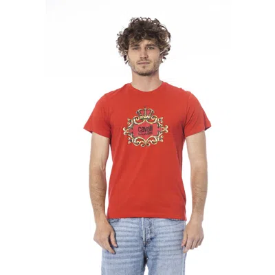 Cavalli Class Logo-print T-shirt In Orange