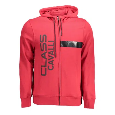 CAVALLI CLASS RED COTTON SWEATER