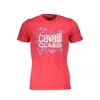 Cavalli Class Red Cotton T-shirt