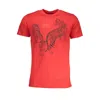 Cavalli Class Red Cotton T-shirt