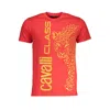 Cavalli Class Red Cotton T-shirt In Red