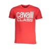 Cavalli Class Red Cotton T-shirt In Red