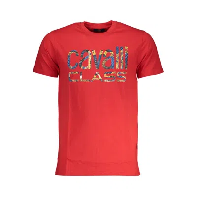 Cavalli Class Red Cotton T-shirt