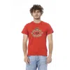 Cavalli Class Red Cotton T-shirt In Red