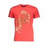 Cavalli Class Red Cotton T-shirt In Pink