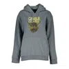 CAVALLI CLASS SLEEK FLEECE HOODED WOMEN'S SWEATSHIRT