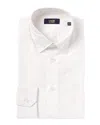 Cavalli Class Slim Fit Textured Dress Shirt In White