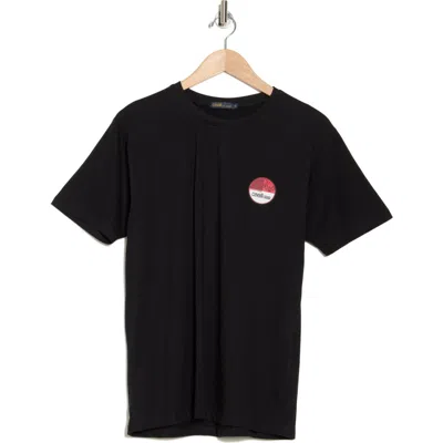 Cavalli Class Stretch Cotton Graphic T-shirt In Black