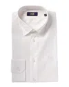Cavalli Class Slim Fit Textured Dress Shirt In White