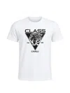Cavalli Class Tiger-head Graphic-print T-shirt In White