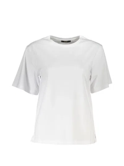 Cavalli Class Tiger-print Logo T-shirt In White