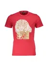 Cavalli Class Tiger-print Logo-print T-shirt In Multi