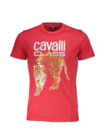 Cavalli Class Tiger-print T-shirt In Red