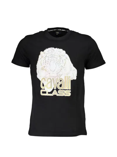 Cavalli Class Tiger-print T-shirt In Black